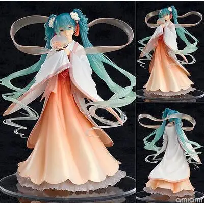 

22cm Hatsune Miku Mid-autumn Action Figure PVC New Collection figures toys brinquedos Collection