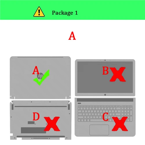 Тетрадь кожи для hp ENVY 15-K028TX 15-K032TX 15-AE020TX 15-P074TX 14-U005TX 14-K002TX X360 15-CN0002TX ноутбуков Стикеры - Цвет: Package-1    A