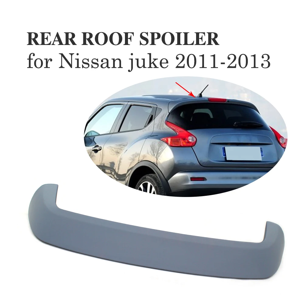Задний спойлер на крышу багажника для Nissan juke 2011 2013 ABS серый праймер автомобильные