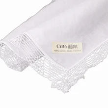 C003: белый изготовлено из хлопка самого высокого качества кружевных носовых платков 120 шт./упак. пустым крючком для женщин/дамы свадебный подарок