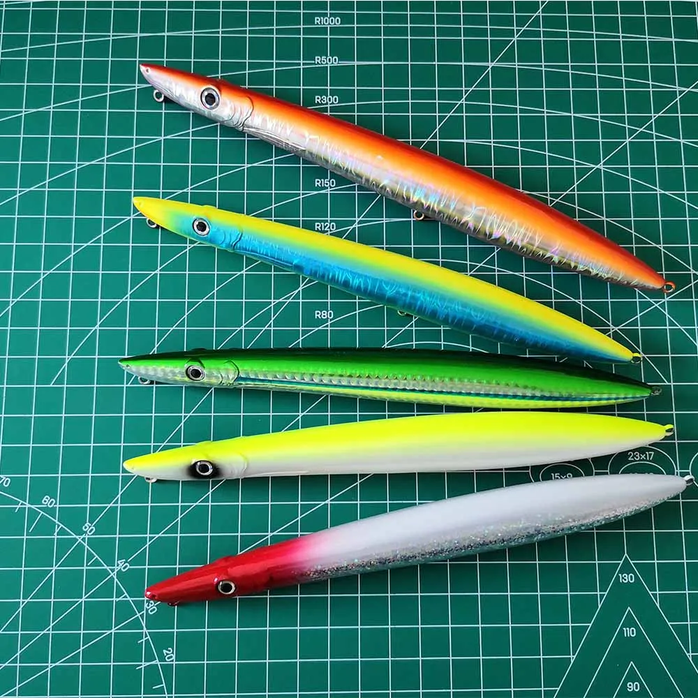 

Hunthouse fishing lure Barracuda surface lure 180mm/30g 200mm/40g long casting pencil stickbait floating pesca