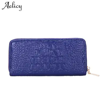 

Aelicy Luxury New Women Wallets Female Long Section Zipper Women's Purse Fashion Wallet Alligator Handbags Large Capacity