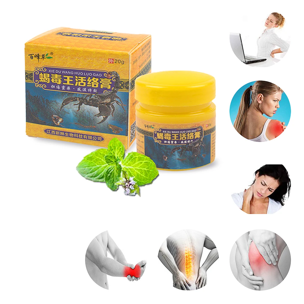 

2PCS Efficient Relief Headache Neuralgia Muscle Acid Muscle Pain Stasis Rheumatism Arthritis Unique Cream 20g free shipping