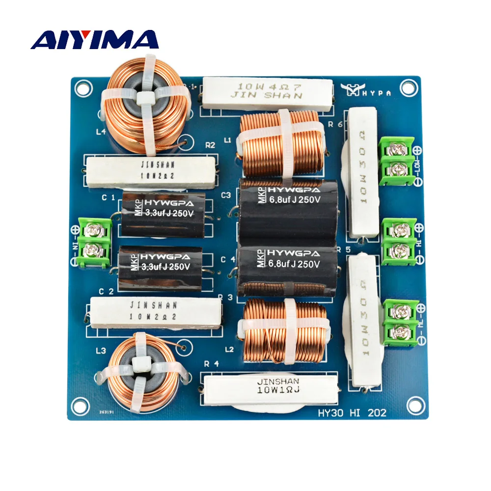 AIYIMA 3 Way 300W кроссовер с делителем частоты Filter Home HiFi усилитель аудиосистемы KTV