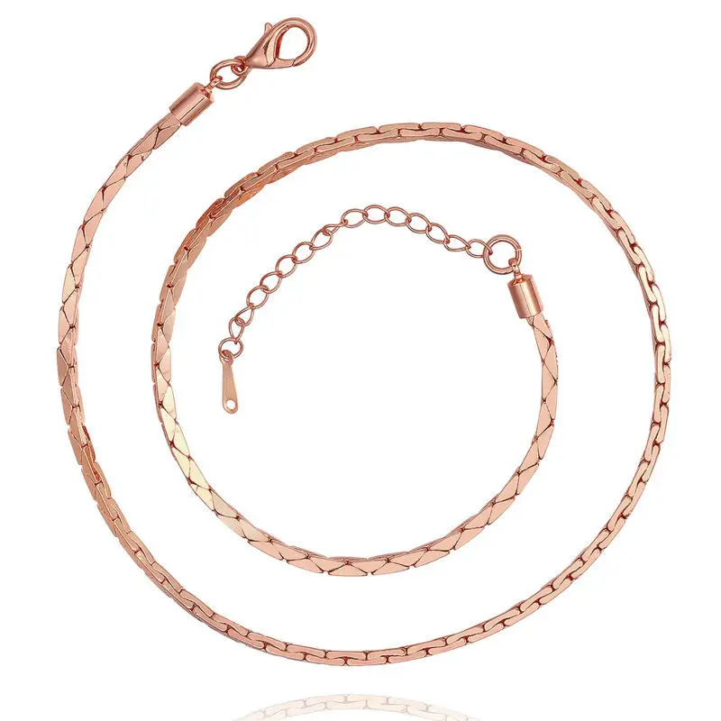 New design curb gold chain Never fading classic curb men women link