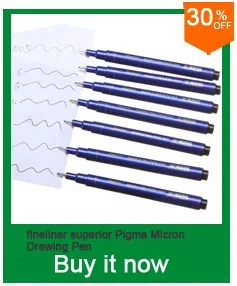 Эскиз лайнер/щетка 0,03 мм/0,05 мм/0,1 мм/0,3/0,5/0,8/1,0 мм Водонепроницаемость воина гундама чертежная ручка дизайн/картина в стиле комикса расходные материалы