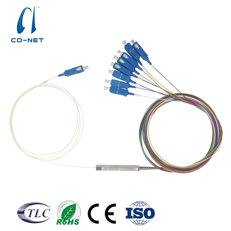 

50pcs 1x8 plc splitter SC/UPC 1M