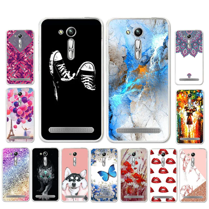 

Ojeleye DIY Patterned Silicon Case For Asus Zenfone Go ZB452KG Case Soft Cartoon Phone Cover For ASUS ZenFone Go ZB500KL Covers
