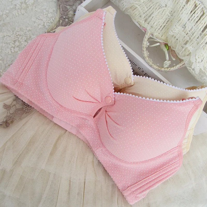 

Maternity Nursing Bra Breast Feeding Bra For Pregnant Women Breastfeeding Clothes Cotton Push Up Underwear Pregnant Clothing