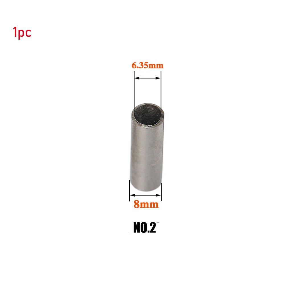 1 шт. Высокоточный адаптер цанговый хвостовик фрезерный станок с ЧПУ инструмент держатель адаптеров 12,7 мм изменение до 6,35 мм/8-6,35/8-6/12,7-8 мм Размер 6 мм - Длина режущей кромки: NO.2