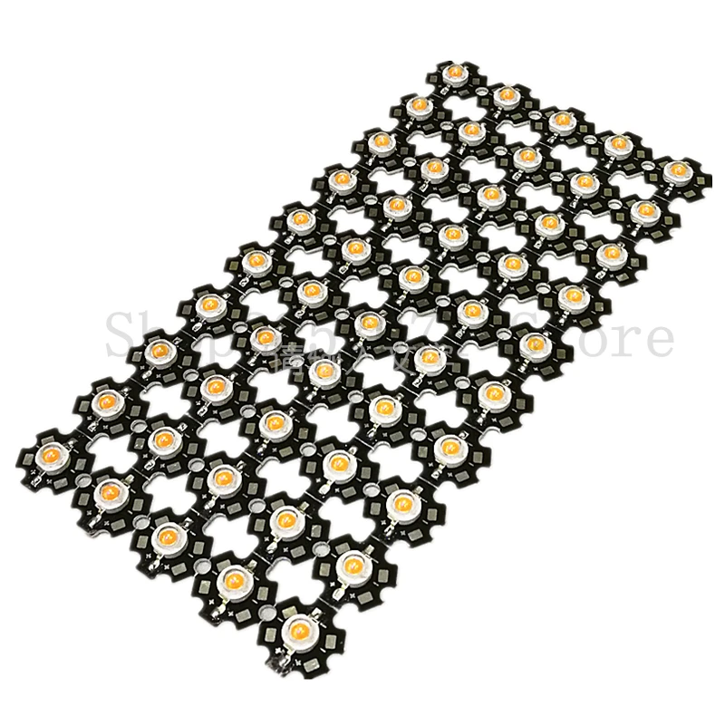 

50PCS 3w full spectrum 400nm ~840nm led chip ,45mil bridgelux 3w led diode for indoor plant grow