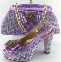 Italian Shoes With Matching Bags Set Nice Quality African Shoes And Bag Sets For Party Fashion Woman Shoes With Bag Set ME3330