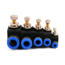 

Throttle Valve SA 4-12mm Air Flow Speed Control Valve Tube Water Hose Pneumatic Push In Fittings Pneumatic Fittings Connectors