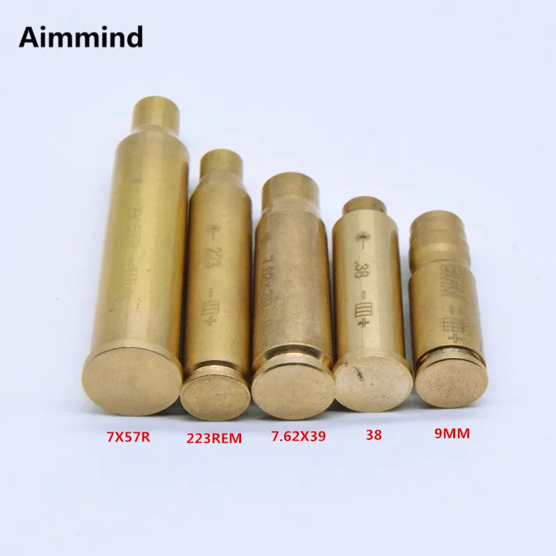 

New Red Dot Laser Brass Boresighter CAL Cartridge Bore Sight Sighter For Scope Hunting