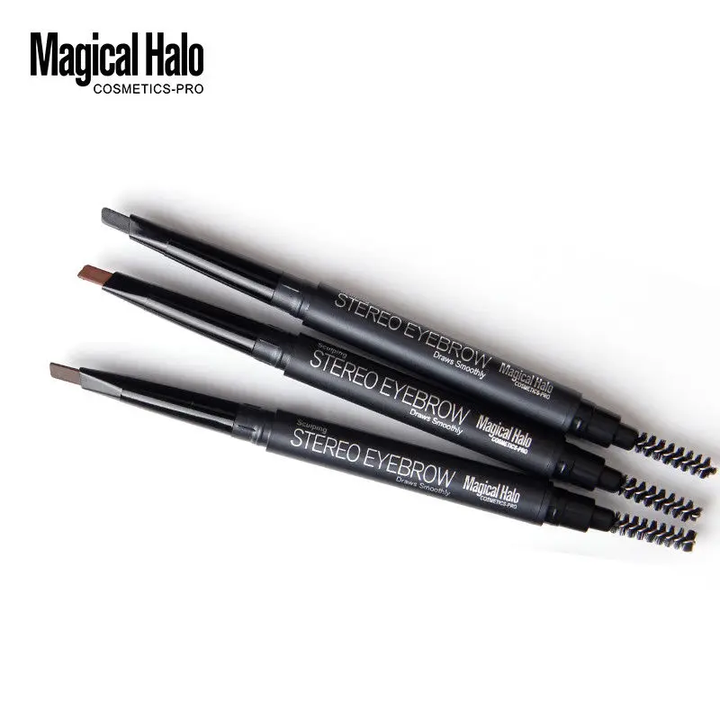 MAGICAL HALO 5 Colors Stereo Eyebrow Pencil With Brush