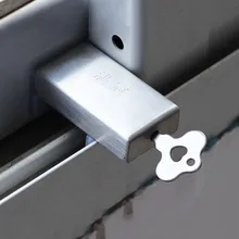 Ограничитель для блокировки окон Детские замки безопасности оконный ограничитель шкаф замки с защелкой Противоугонная дверь фиксаторы уход за кожей лица маска скользящий оконный замок ключ защитит вашего ребенка