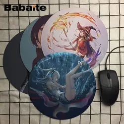 Babaite аниме для девочек Аватар Мышь Pad компьютерной анимации круглый Мышь коврик игровой Мышь коврик круглый мыши