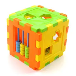 Для детей в форме животных кубик алфавита блоки интеллектуальное здание коробка с кубиками игрушка для раннего развития