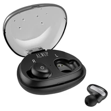 Tws Bluetooth наушники мини настоящая Беспроводная стерео гарнитура Bluetooth наушники для телефона с микрофоном с зарядной коробкой наушники