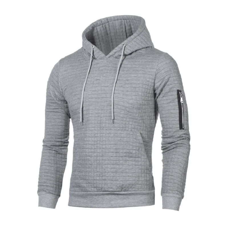 Plus size Mens Hoodies Long Sleeve fleece Pullover Hooded Sweatshirt ...