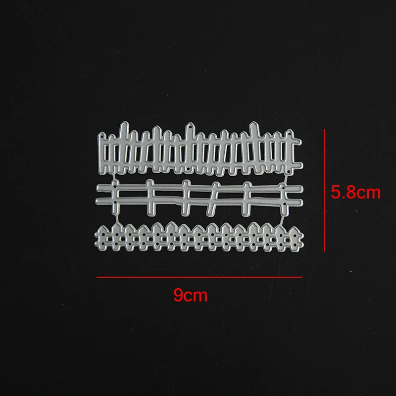 Двор Забор штампы дом металлические Вырубные штампы для скрапбукинга альбомы сделай сам украшения тиснение трафарет штампы изготовление бумажных открыток