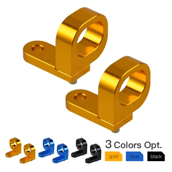 

NICECNC 2 PCS Rear Cable Clamp Motorcycle CNC-Machined Aluminum Alloy for Suzuki DR650SE DRZ250 DRZ400 DRZ400E DRZ400SM RM125