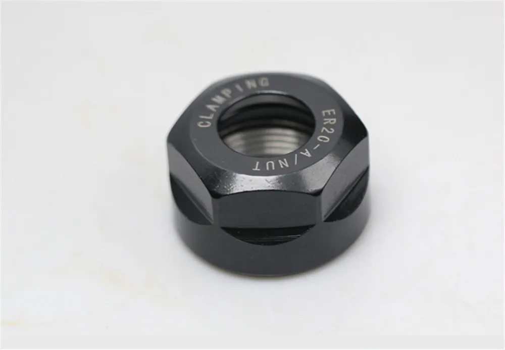 

1 Pc High Precision CNC Router Engraving Machine Nut ER Collet Accessory Sparepart ER20-Nut