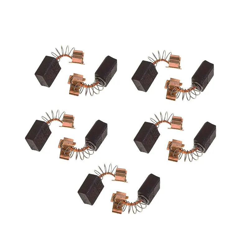 5 Pairs Carbon Brushes 6x9x11.5mm for Makita Electric Motors CB406