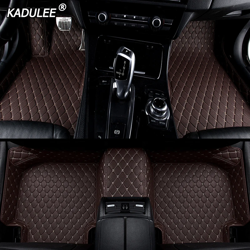 

KADULEE Custom car floor Foot mat For Land Rover freelander 2 discovery 3 evoque Range Rover car accessories waterproof carpet