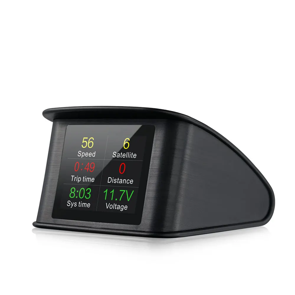 

Dealcoo 2.2 Inch GPS HUD Car HUD GPS Head Up Display Projector on The Windshield GPS Speedometer HUD Display Car Speed Projector
