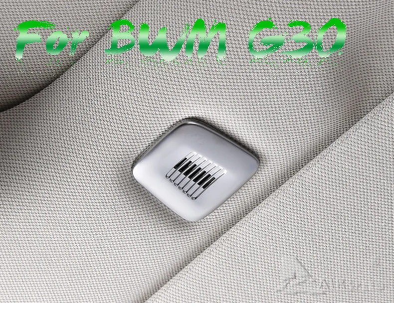 Airspeed for BMW 5 Series G30 528i 530i 540i Accessories Car Interior Roof Dome Microphone Decorative Cover Stickers Car Styling (7)