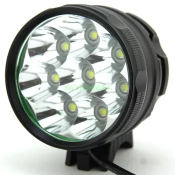 

New Design 8T6 12000LM 8 x XM-L T6 LED Bicycle Light 5 Modes / 3 modes with 8.4v Battery Pack + Charger