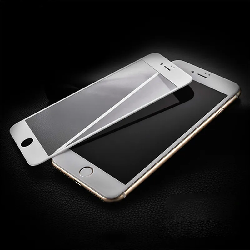 Goede 3d 9 H gehard glas cover voor iphone 7 plus glas screen protector 3d glas voor iphone 6 voor iphone 6 6s 7 8 plus glas HD