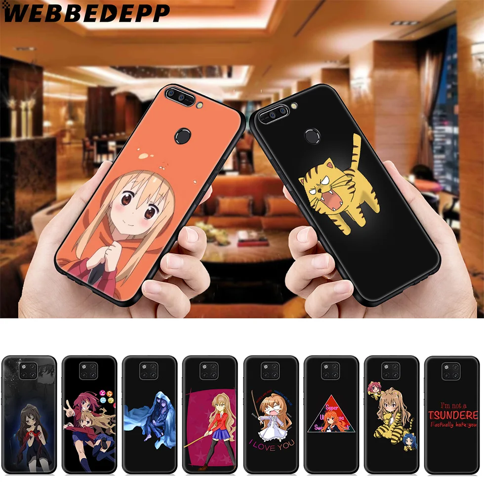 WEBBEDEPP Toradora Anime Soft Case for Huawei Mate Honor 20 6A 7A 7C 7X 8 9 9X 10 View Lite Pro 30 |