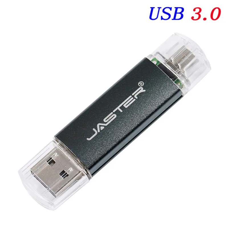 JASTER USB 3,0 высокоскоростной Moweek USB флеш-накопитель cle stick 64G otg флеш-накопитель смартфон флешка - Цвет: Gray