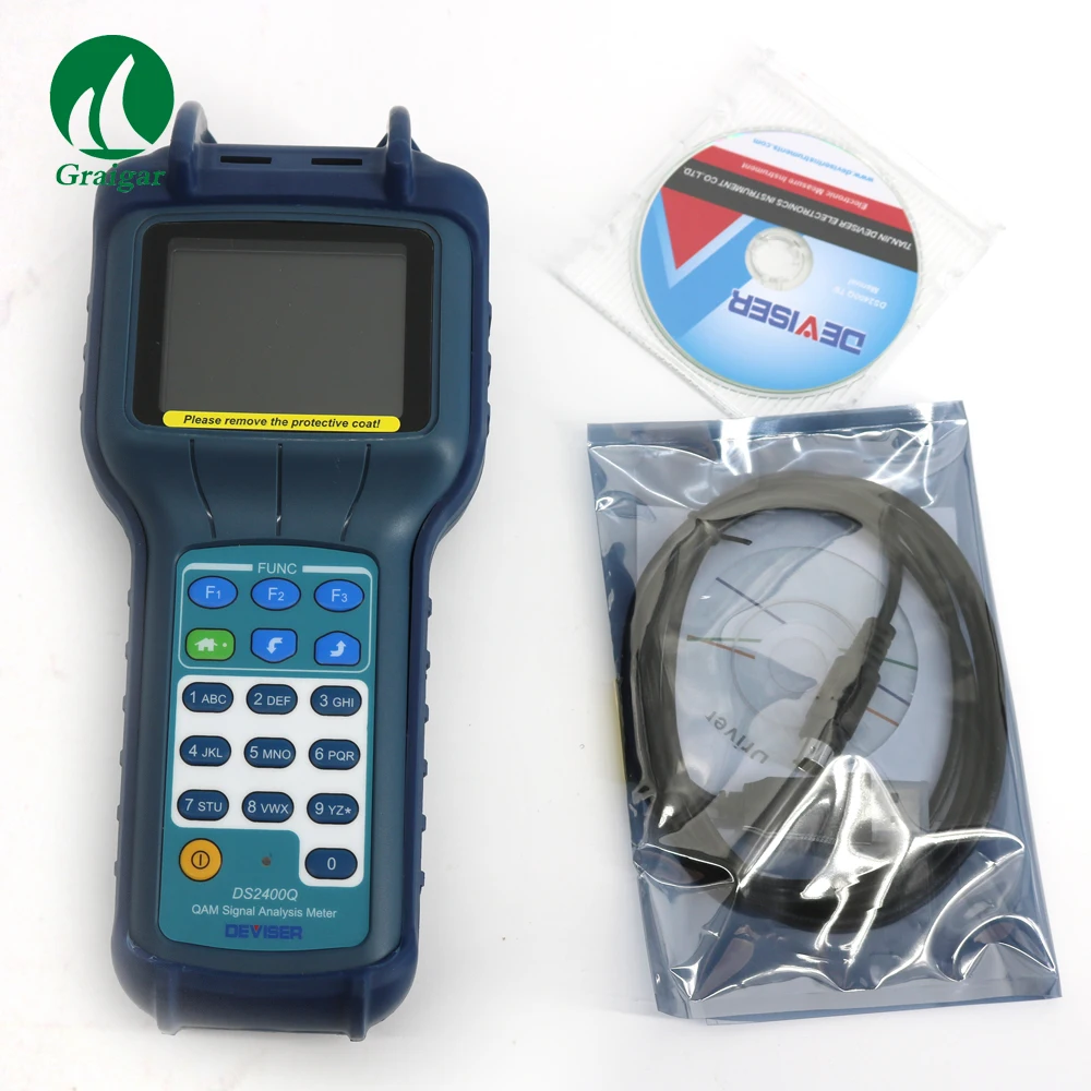 

Handheld Deviser DS2400Q CATV Signal Level Meter Frequency Resolution 10kHz