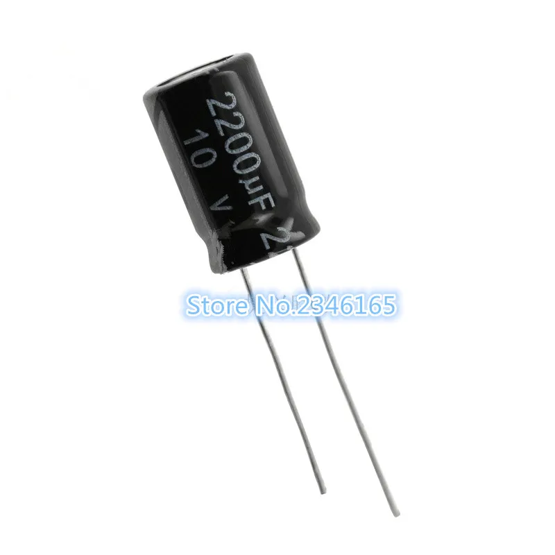10 шт. высокое качество 10V2200UF 10X17 мм 2200 мкФ 10V 10*17 | Электронные компоненты и