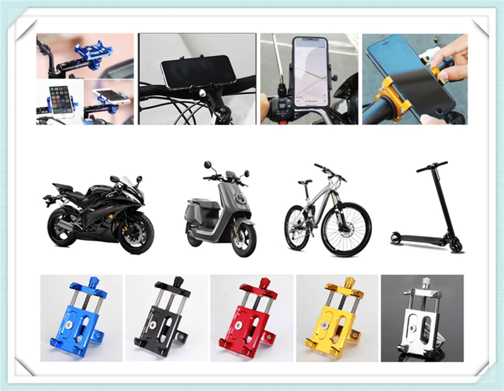 Universal motorcycle bicycle mobile phone bracket aluminum fixed navigation for Ducati 996 996B SPS 998B S R998S Bostrom 998R |