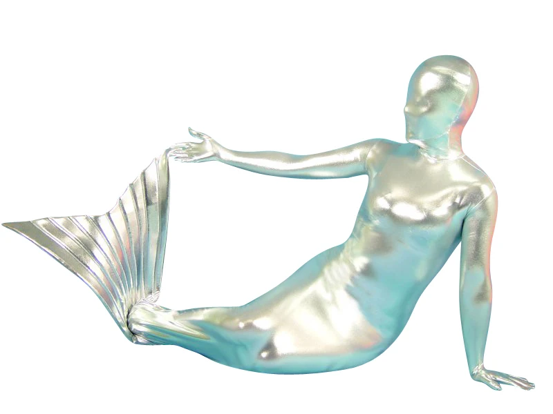 silver mermaid costume