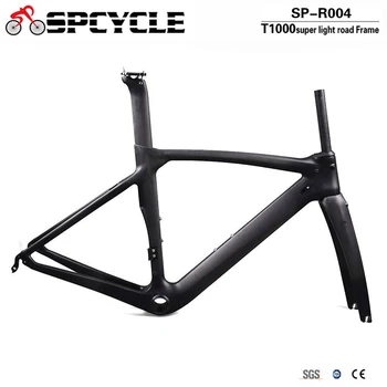 

T1000 Carbon Road Frame Aero Road Bike Carbon Frame DI2 and Machinery Racing Bicycle Frameset 50/53/55/57cm With Logo