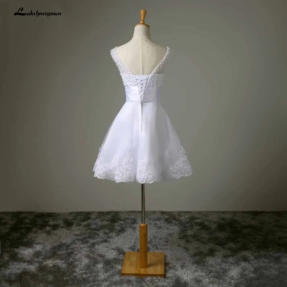 Недорогое белое/цвета слоновой кости Короткое свадебное платье es The Brides