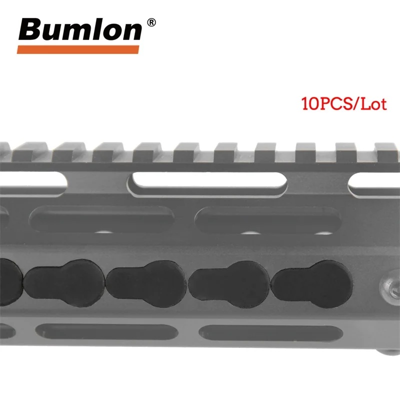

Rifle KeyMod Rail Rubber Plug Covers Insert Protector for Freefloat KeyMod Rail Hunting Accessory 10PCS/Lot HT37-0091