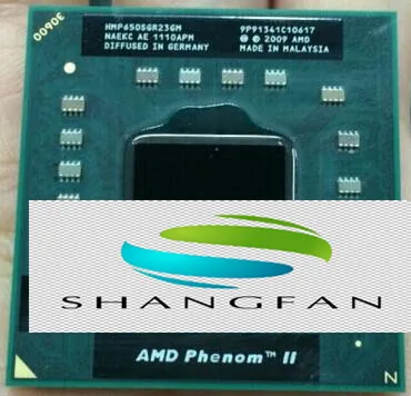 Laptop cpu processor AMD  Phenom P650 HMP650SGR23GM P650 CPU Dual core 2.60 GHz 2MB L2 Cache Socket S1 (S1g4) PGA638