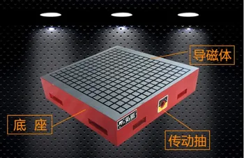 

150x150mm Powerful permanent magnet sucking disc CNC milling machine machining center permanent magnetic disk new product.