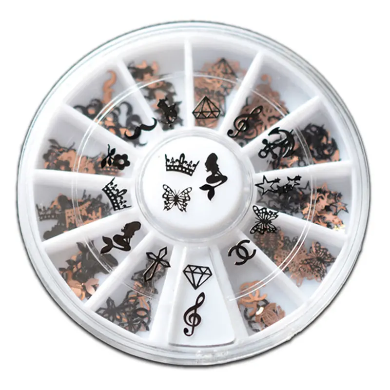 

LF 1Pcs Mixed Metal Rhinestone For Nail Stickers Needlework FlatBack Scrapbooking Decoration DIY Embellishments Accessories