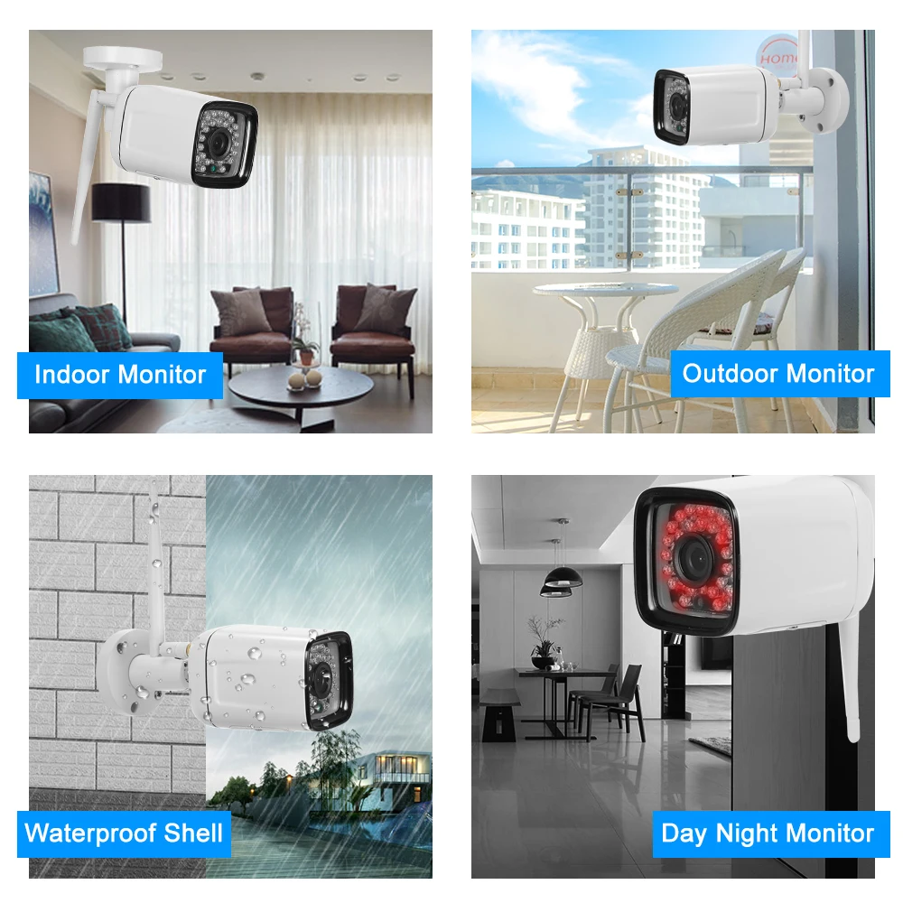 720P HD Bullet WIFI камера с защитой от атмосферных воздействий беспроводная ip 1.0MP t