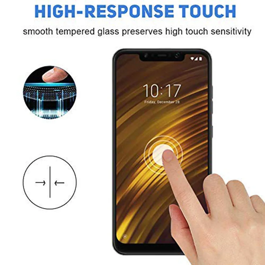 Закаленное стекло для Xiaomi 2.5D Премиум экран F1 Mi Max 2 3 8 9 SE A2 Lite Note 7 6 5 Pro S2 Защитная