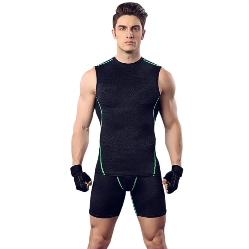 Outdoor Sports Men's Breathable Mesh Sleeveless Running Top Vest ...