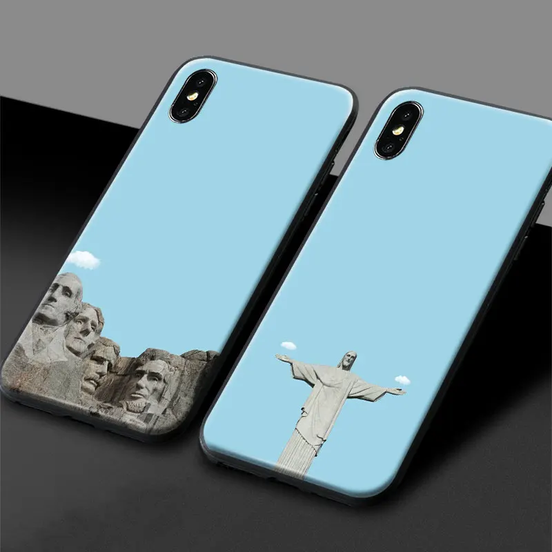 

Christ the Redeemer Mount Rushmore Tpu Soft Silicone Phone Case Cover Shell For Apple iPhone 5 5s Se 6 6s 7 8 Plus X XR XS MAX