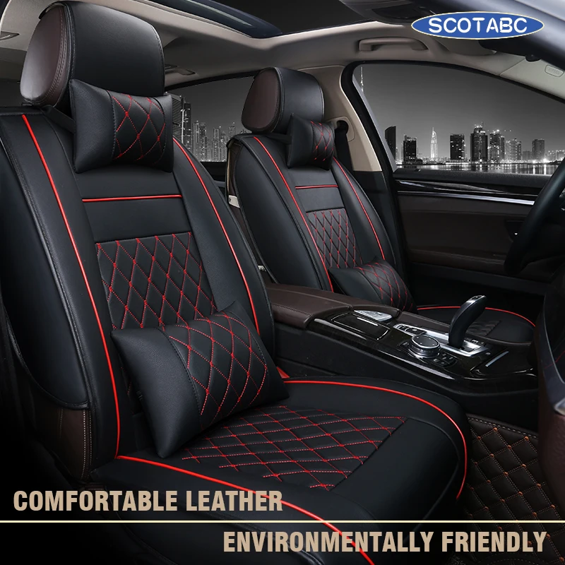 SCOTABC Custom Seat Covers for Car Seat Cover mitsubishi outlander colt